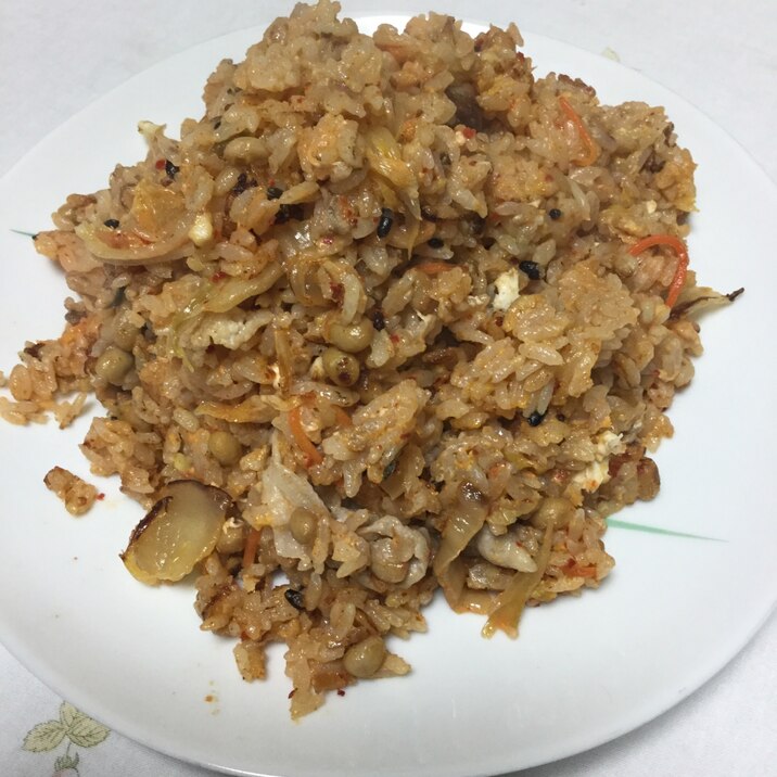納豆キムチ焼き飯